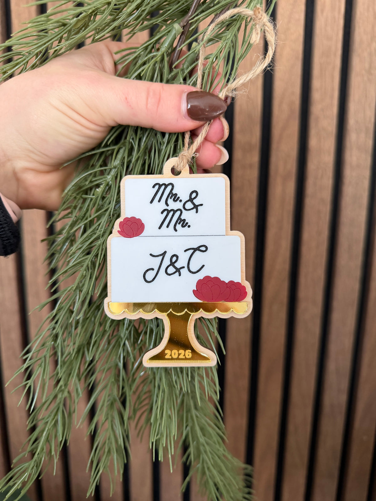 Wedding Cake Ornament
