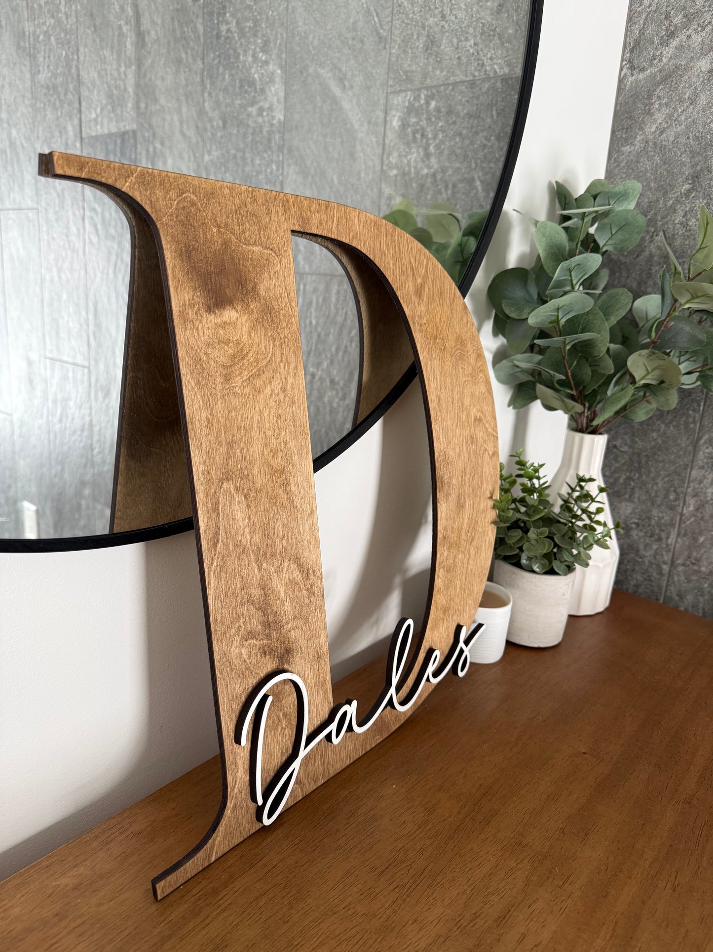 Wedding Initial Name Sign