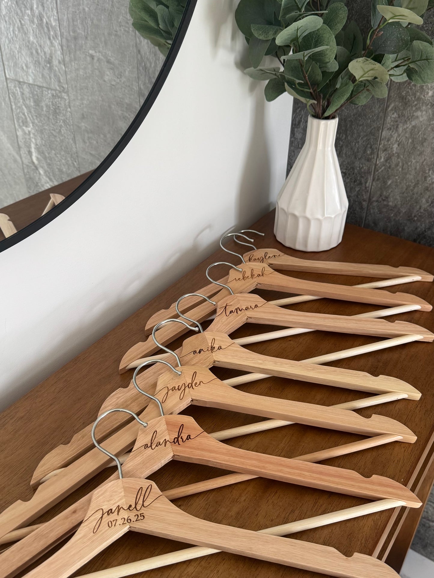 Engraved Wedding Hangers