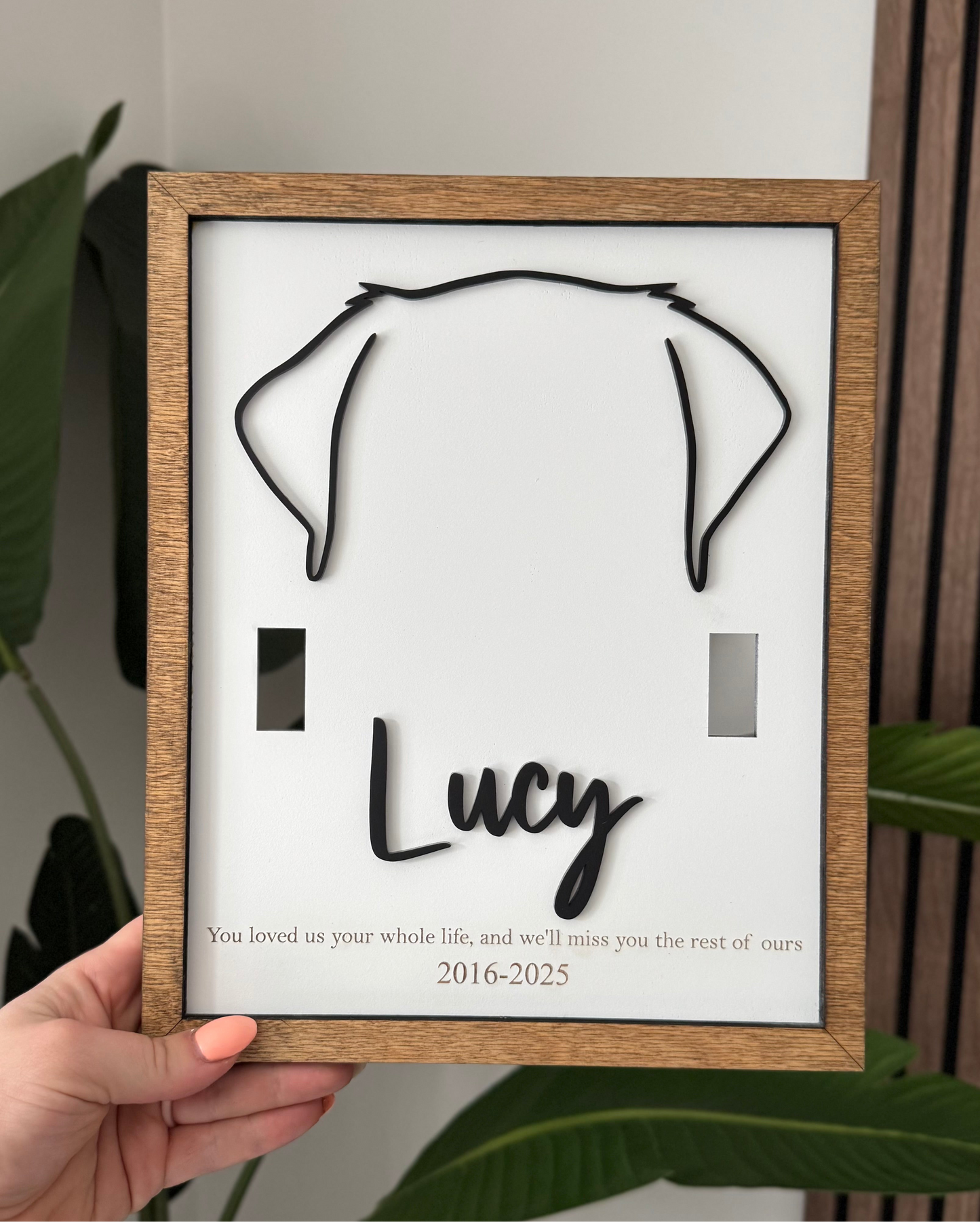 Pet Collar Memorial Sign