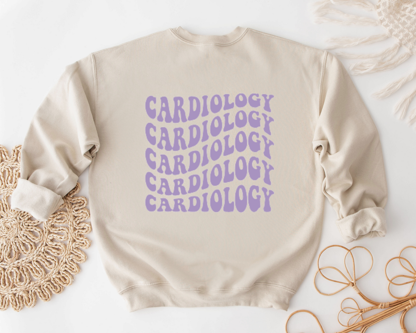 CUSTOM ORDER CARDIO CONNECT - Groovy Retro Cardiology Nurse
