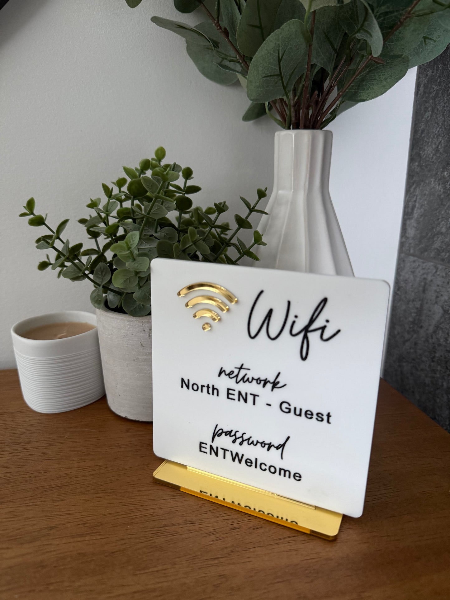 Acrylic Sign - Wifi