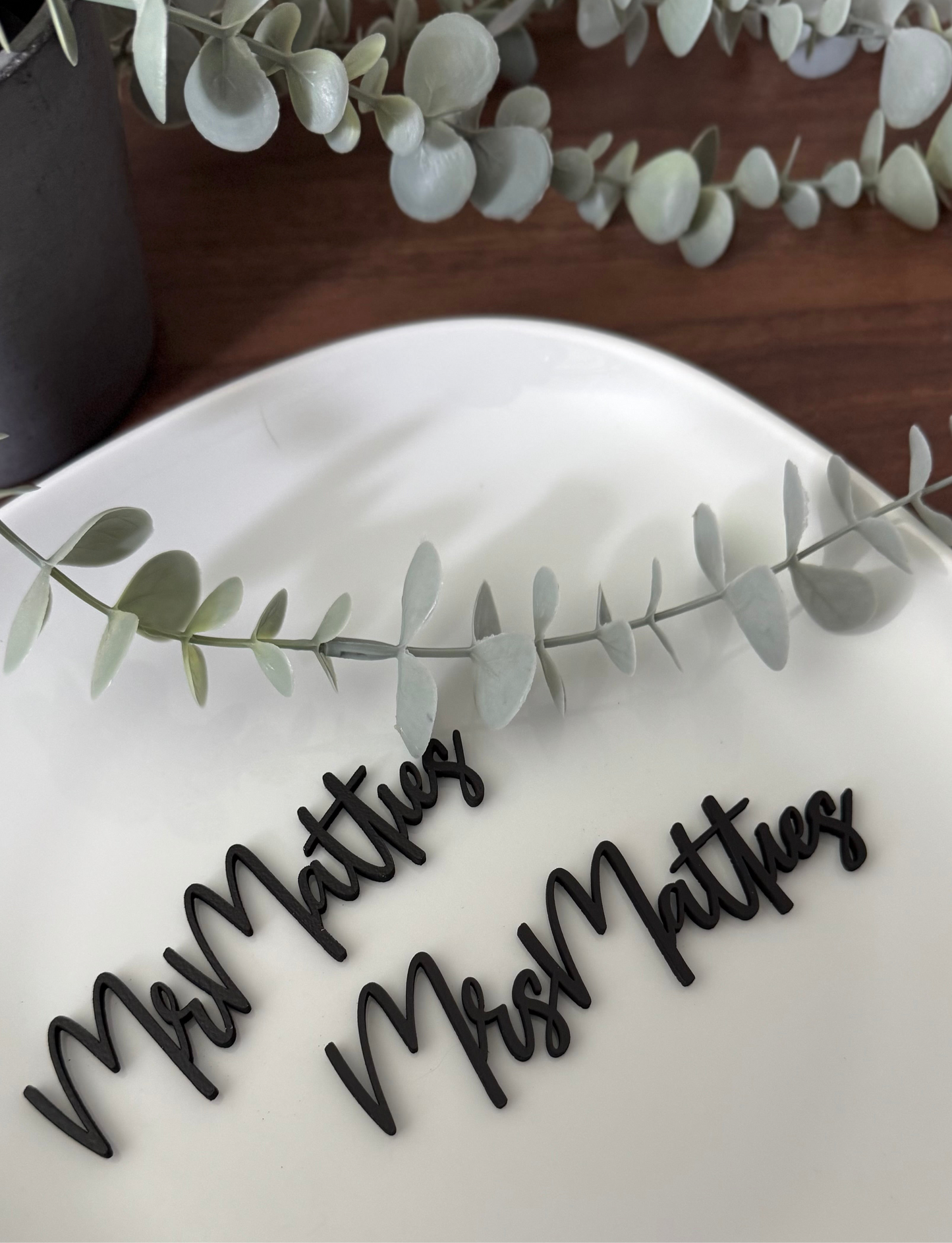 Wedding Name Place Cards