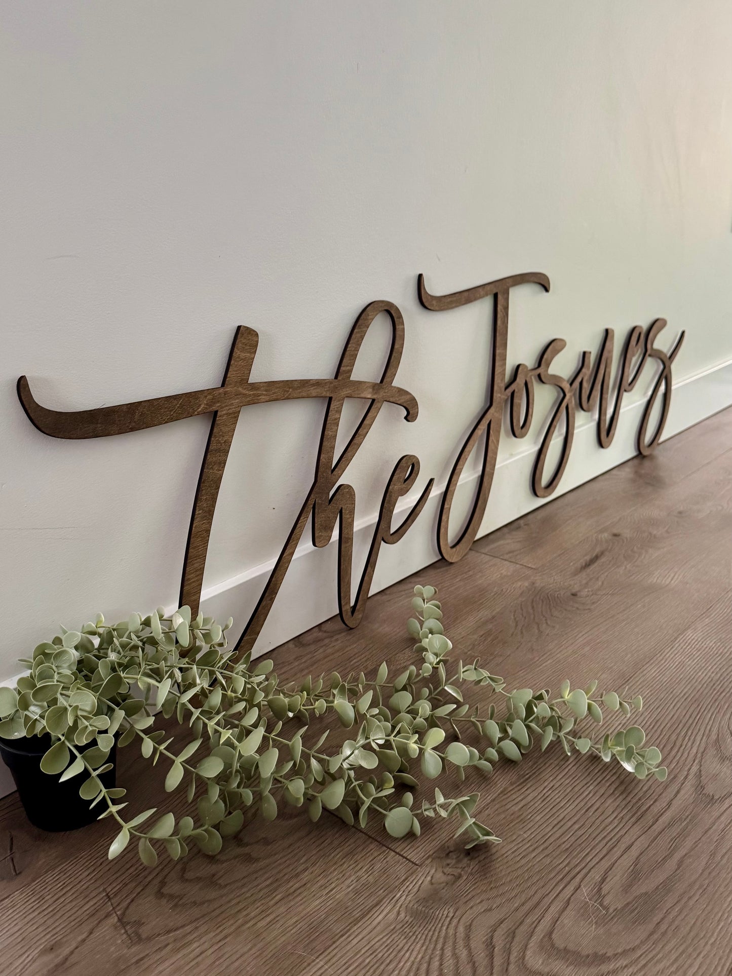 Wedding Name Sign - Freestanding