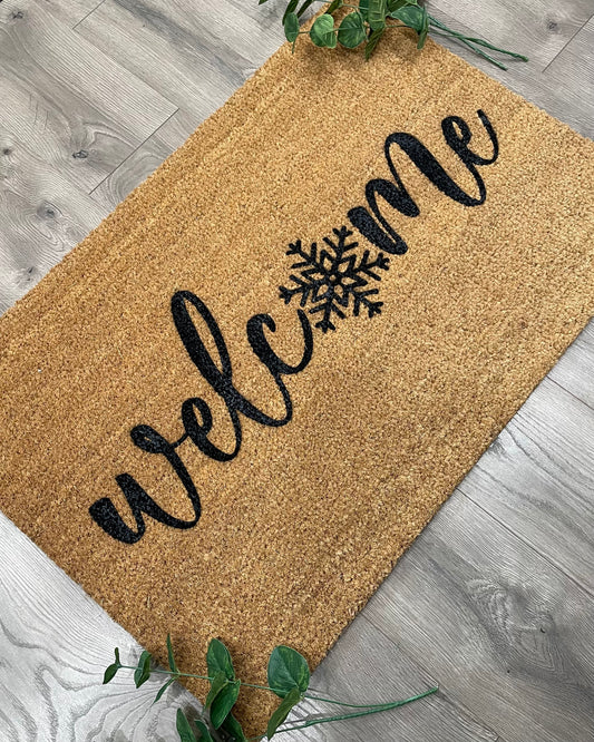 Doormat - Welcome Snowflake