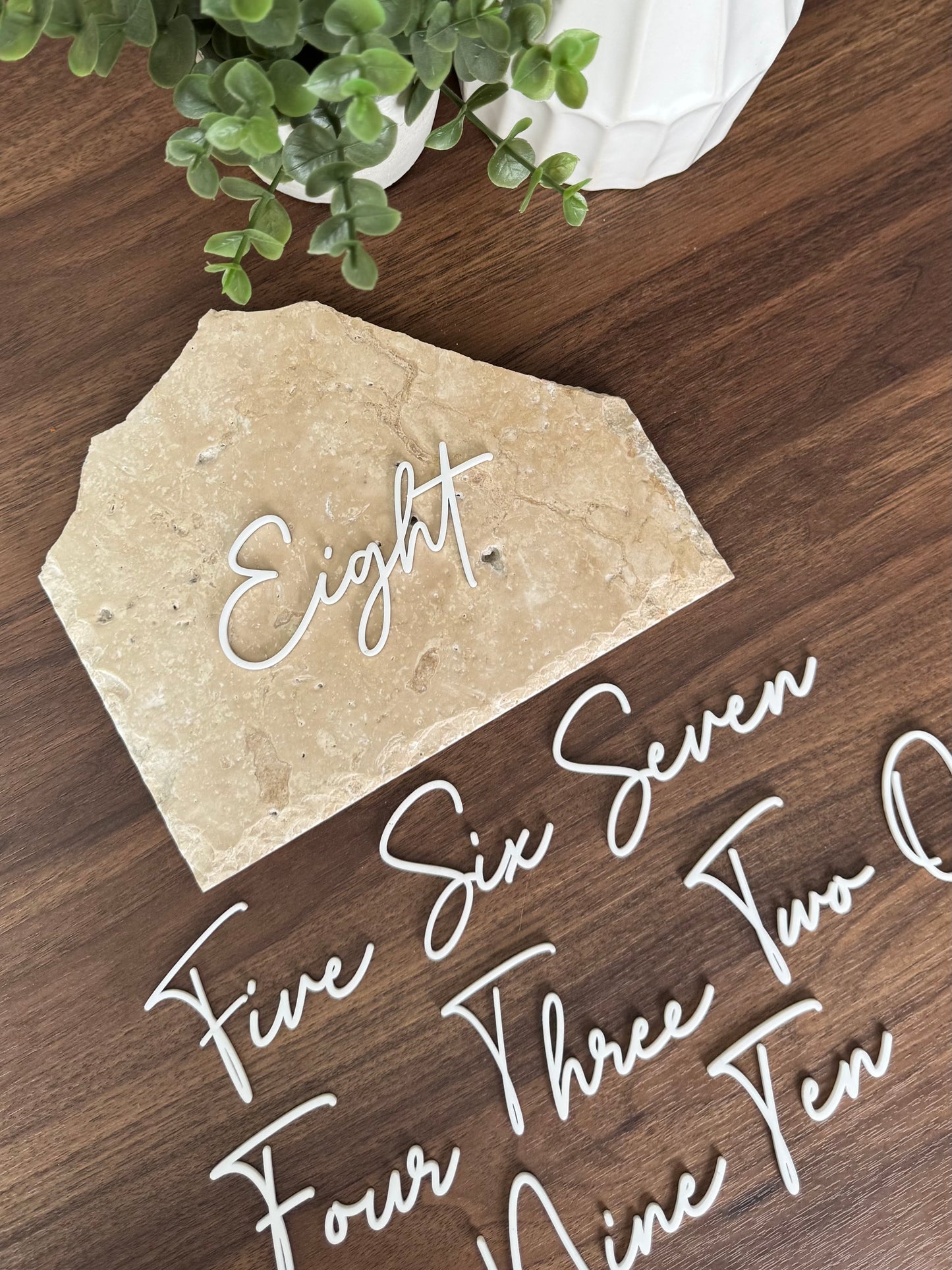 Wedding DIY Table Number