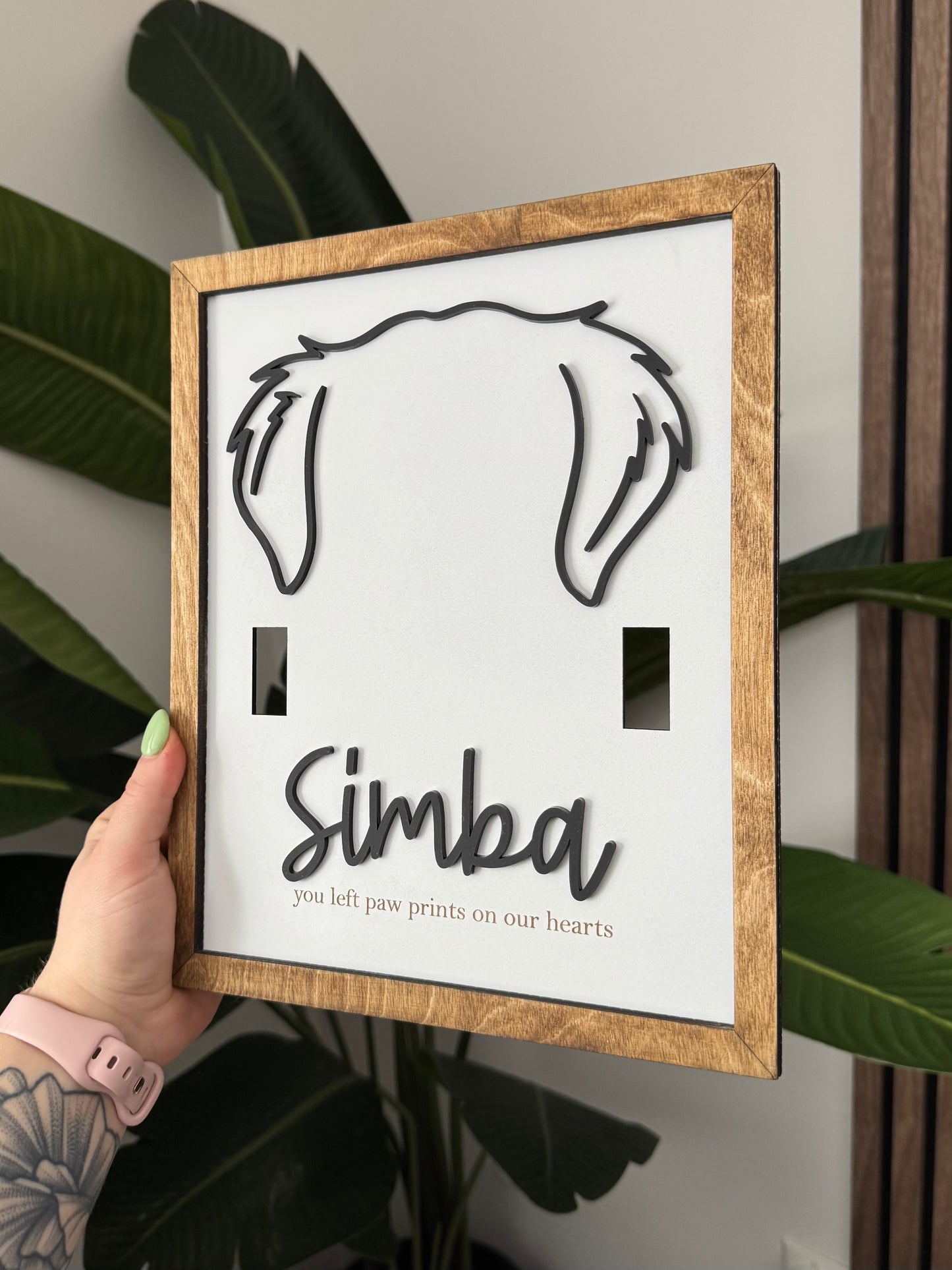 Pet Collar Memorial Sign