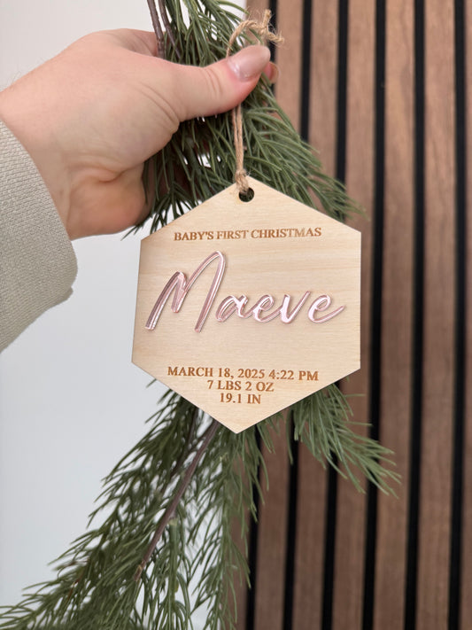 Ornament - Baby's First Christmas