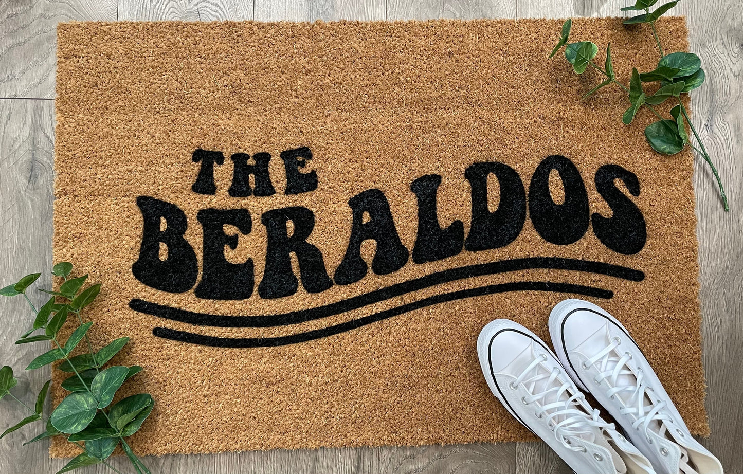 Doormat - Groovy Retro Family Name