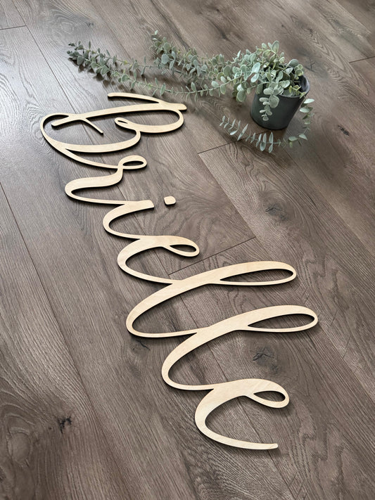Nursery Sign - Single Name Freestanding