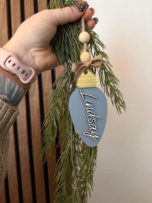 Christmas Light Ornament