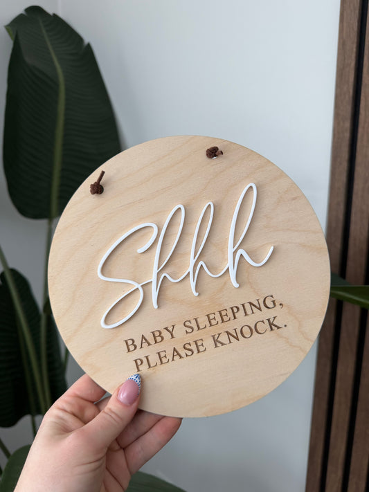Shhh... Door sign