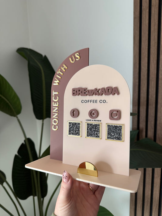 Acrylic Sign - Arch double layer