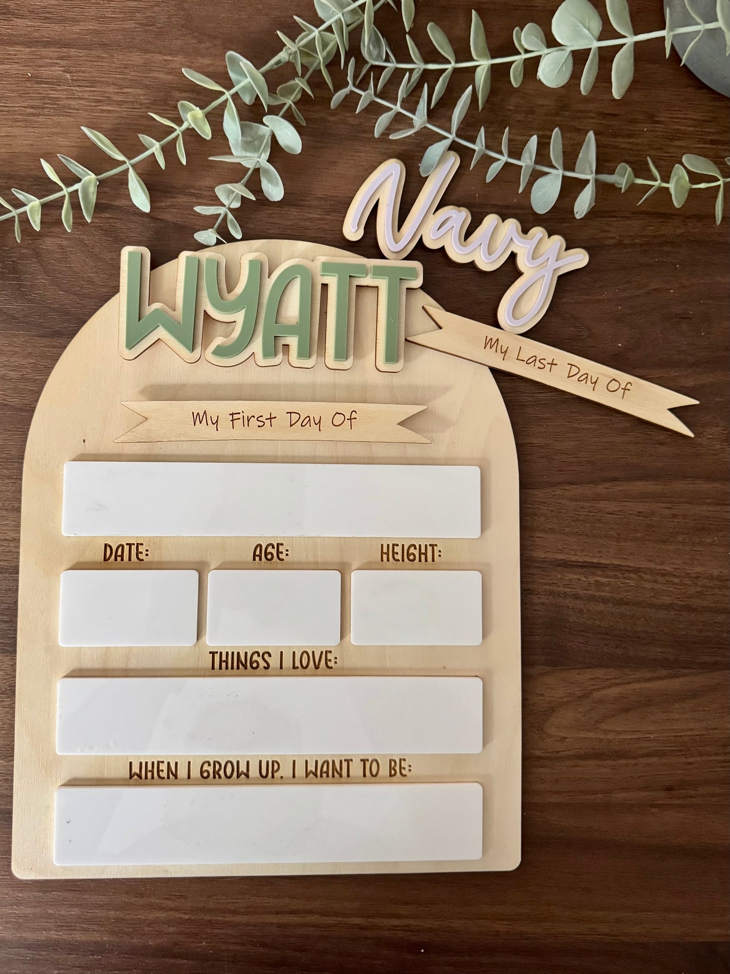 First Day / Last Day School Sign