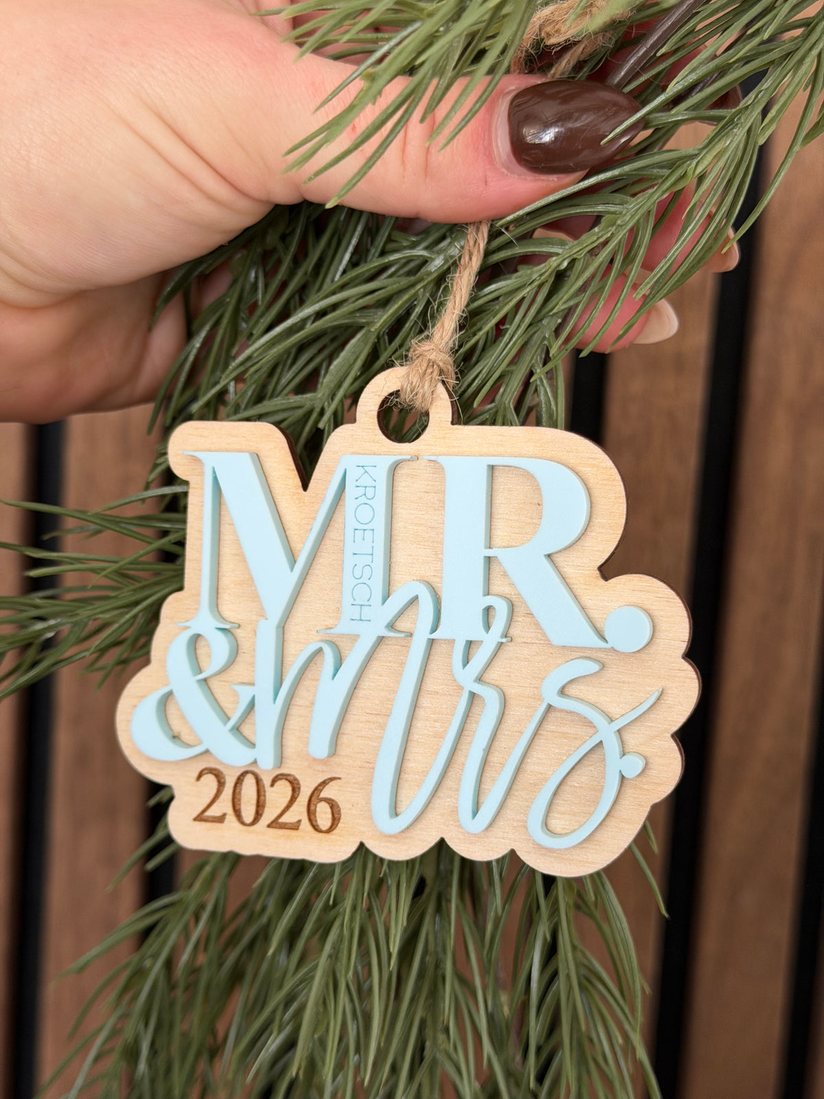 Mr & Mrs / Mr & Mr / Mrs & Mrs ornament