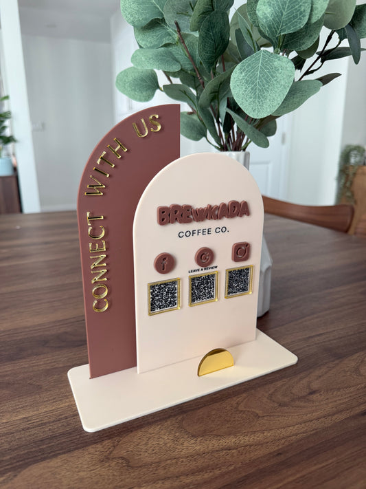 Acrylic Sign - Arch double layer