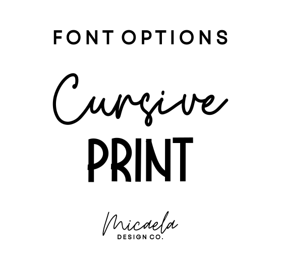 Additional name plaques - for First Day / Last Day School Sign