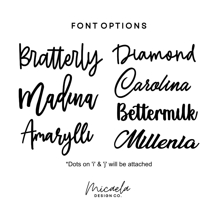 Wedding Name Place Cards