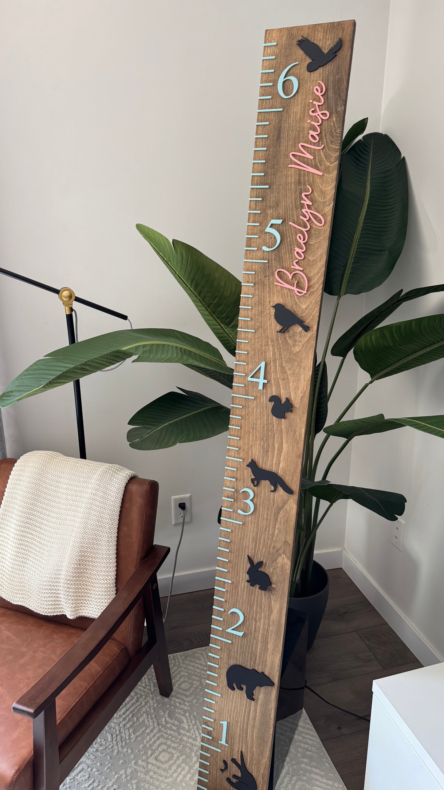 Wooden Growth Ruler - Custom