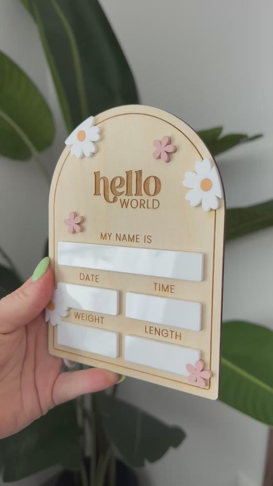 Newborn Announcement - Daisy