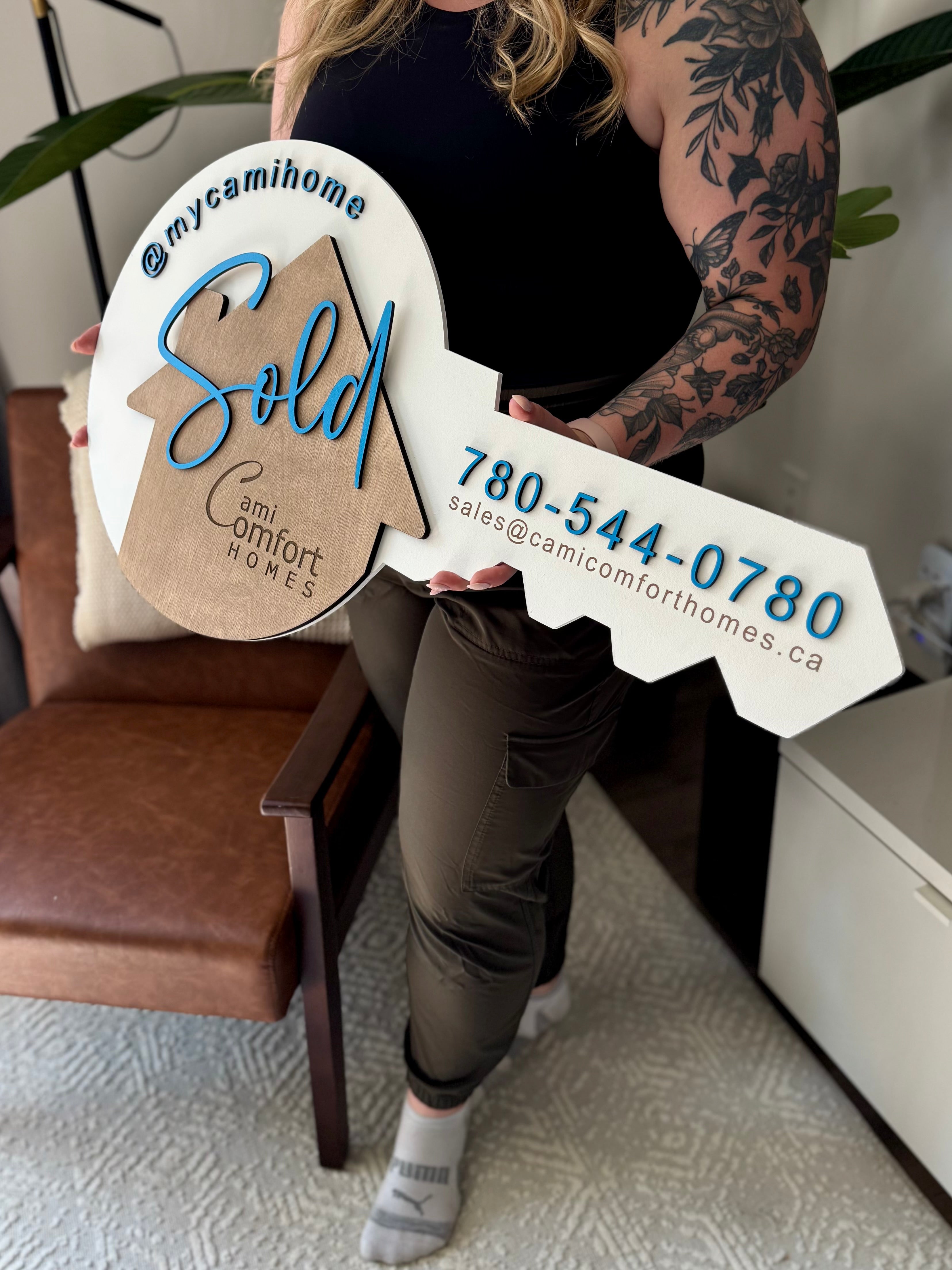 Sold Key Sign – Micaela Design Co.