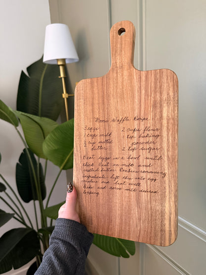 Rectangle Acacia Serving Board - Recipe