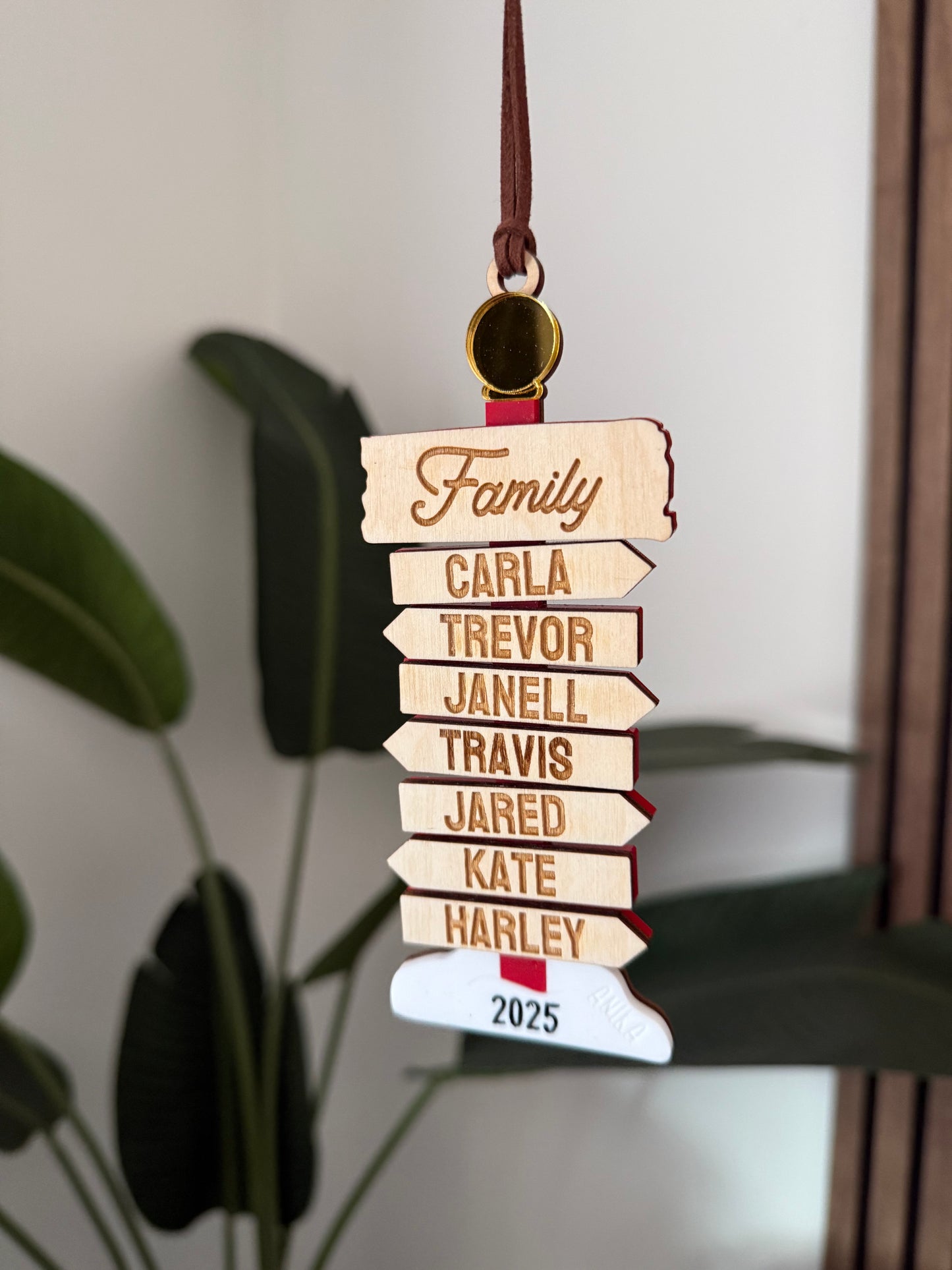 North Pole Family Ornament