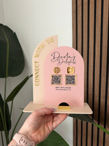 Acrylic Sign - Arch double layer