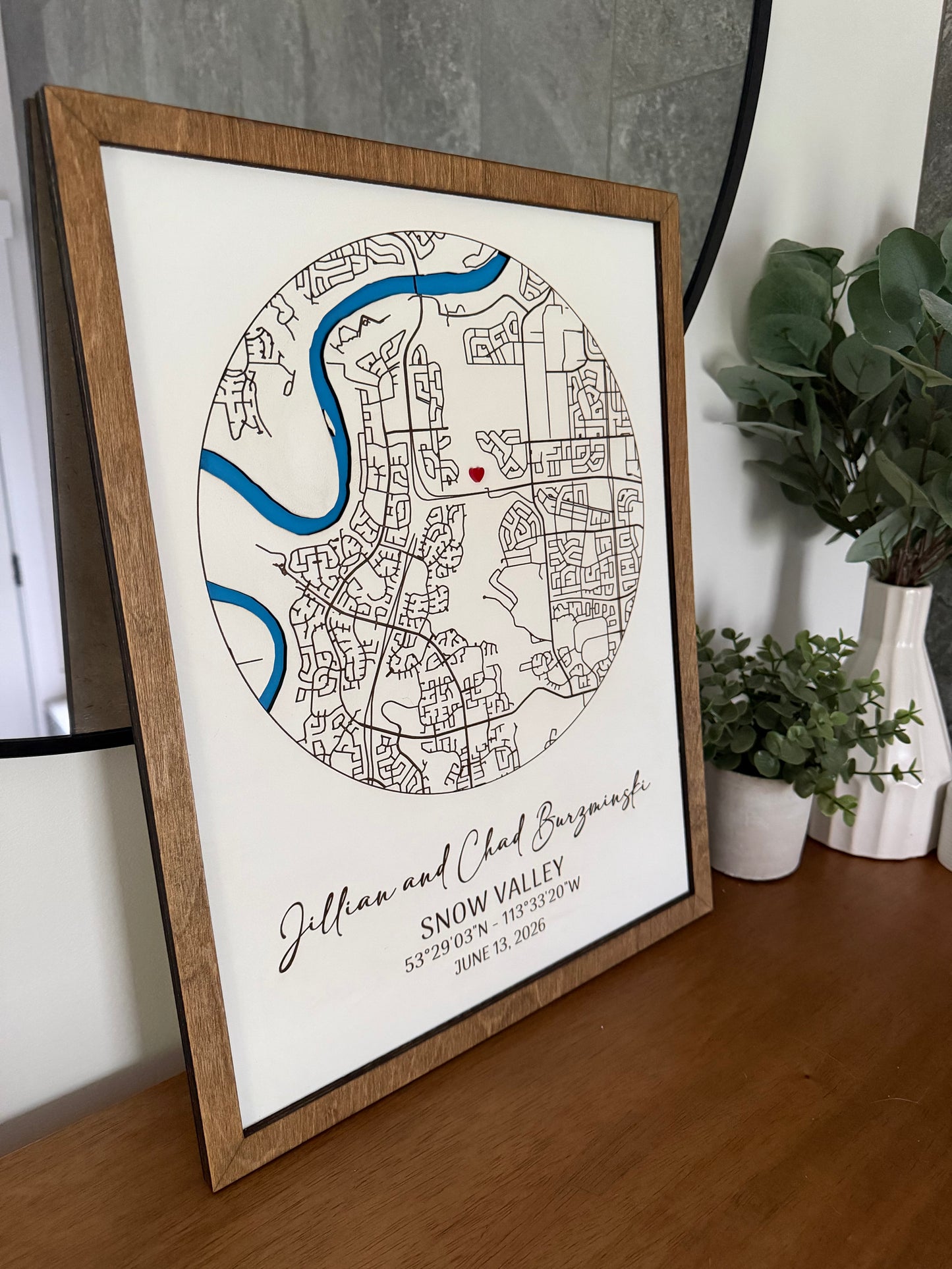 Custom Location Map Sign
