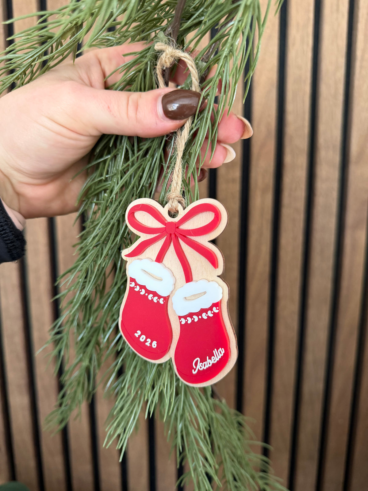 Baby Bootie Ornament
