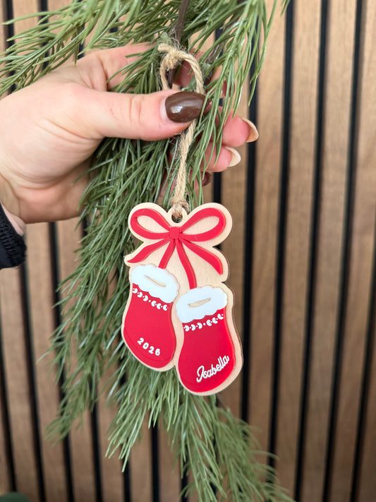 Baby Bootie Ornament