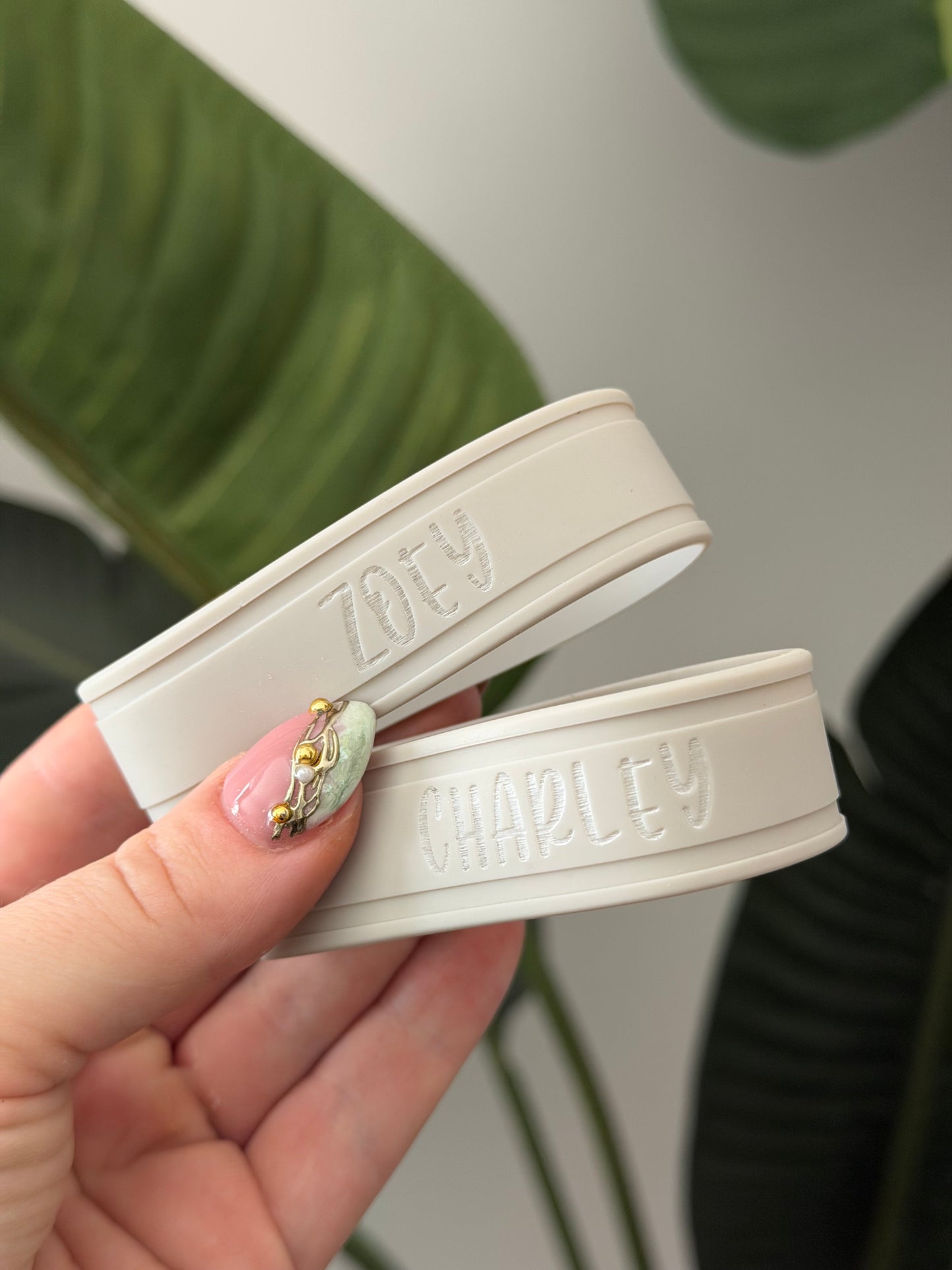 Engraved Silicone Bottle Bands