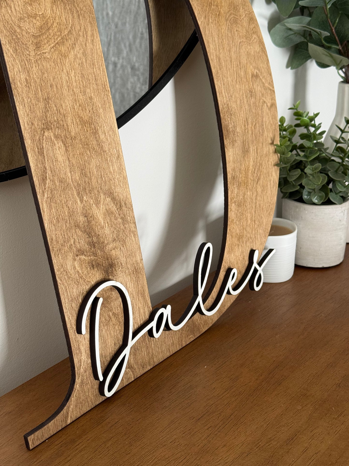 Wedding Initial Name Sign