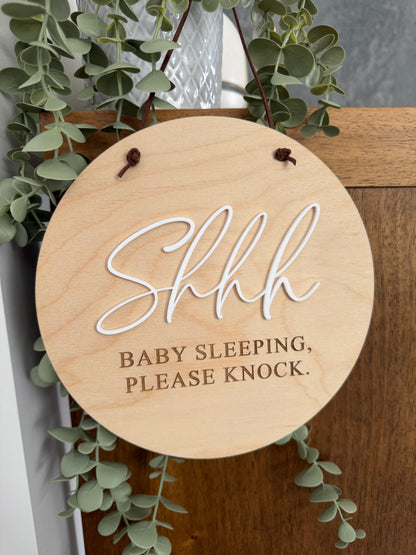 Shhh... Door sign