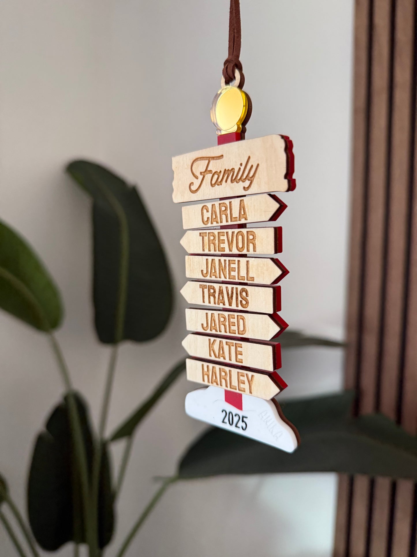 North Pole Family Ornament