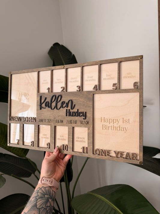 First Year Keepsake Sign