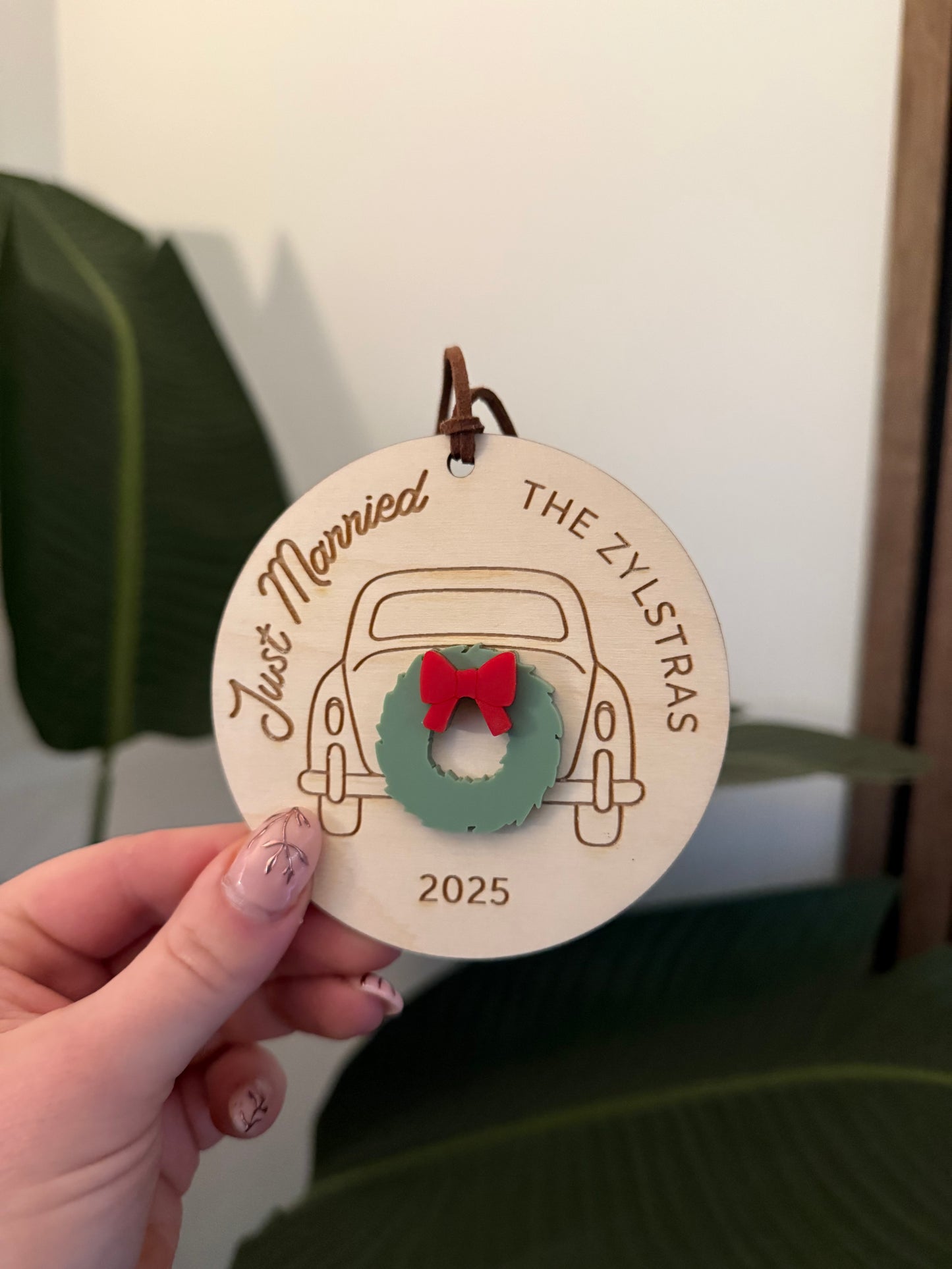 Just Married Ornament