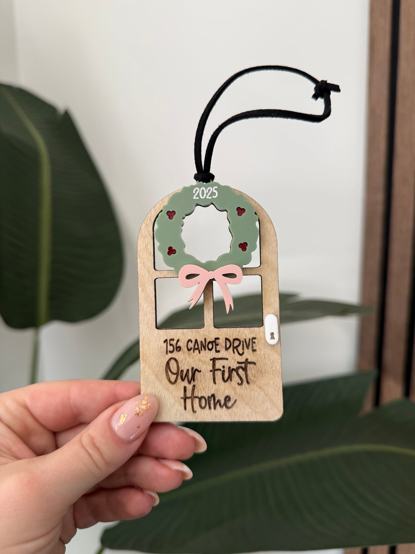 Our First Home Door Ornament