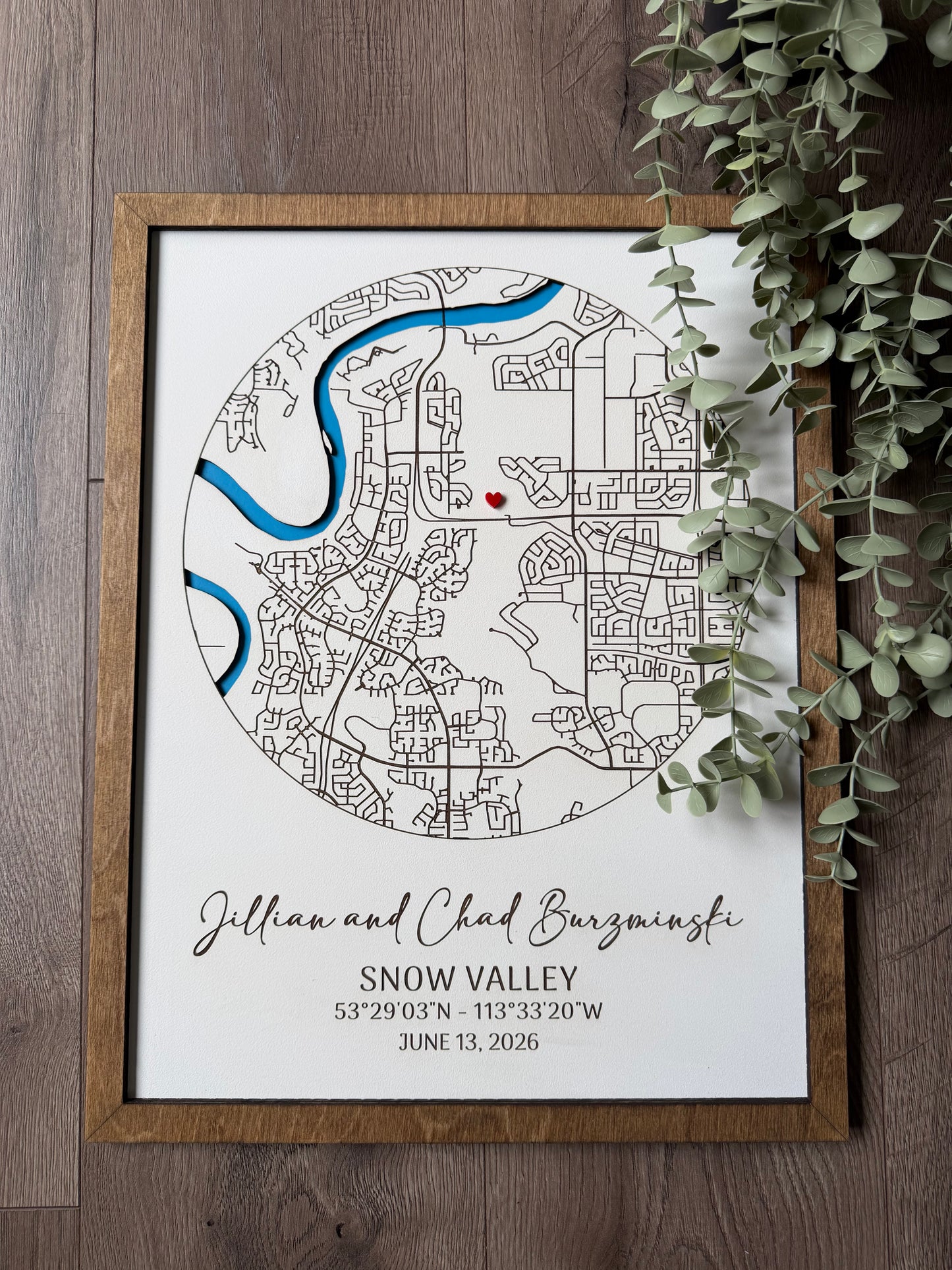 Custom Location Map Sign