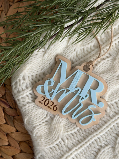 Mr & Mrs / Mr & Mr / Mrs & Mrs ornament