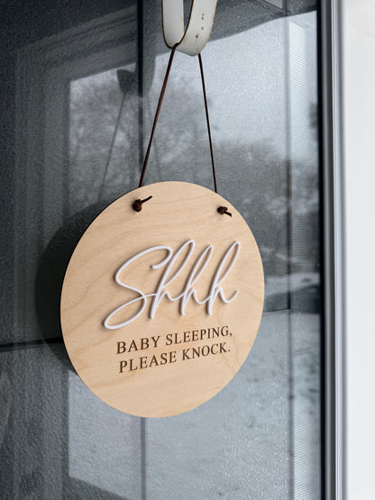 Shhh... Door sign