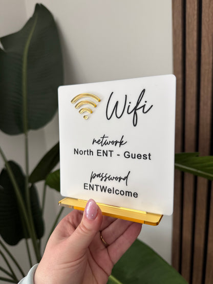 Acrylic Sign - Wifi