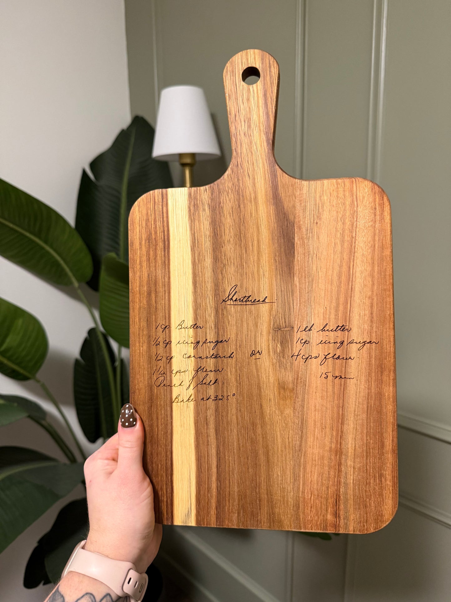 Rectangle Acacia Serving Board - Recipe