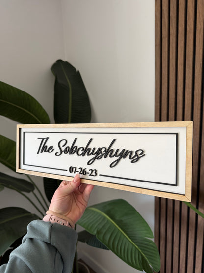 Family Name Sign