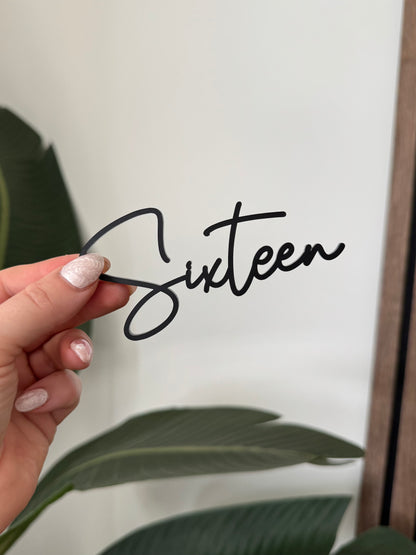 Wedding DIY Table Number