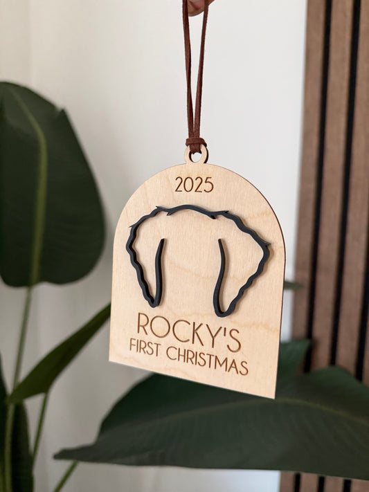 Pet's First Christmas Ornament
