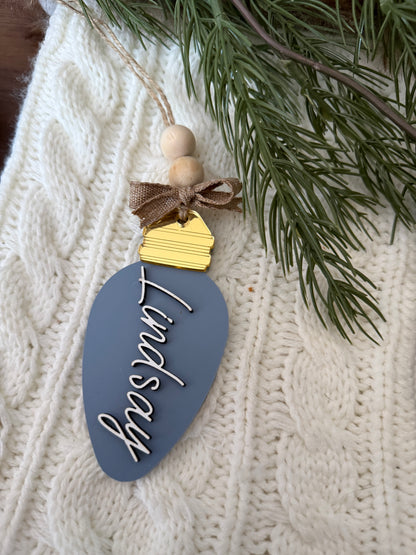 Christmas Light Ornament