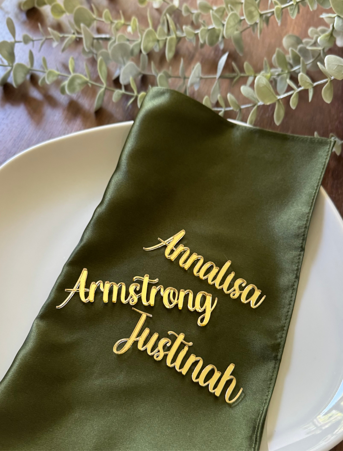 Wedding Name Place Cards