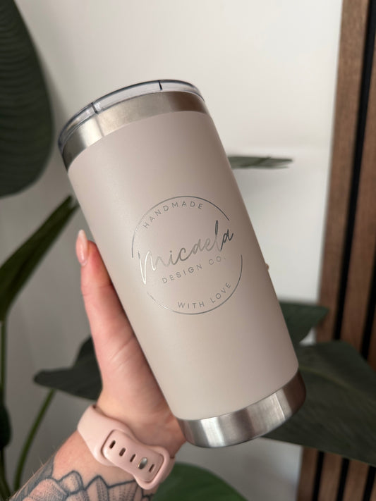 20 oz Engraved Tumbler - Chrome