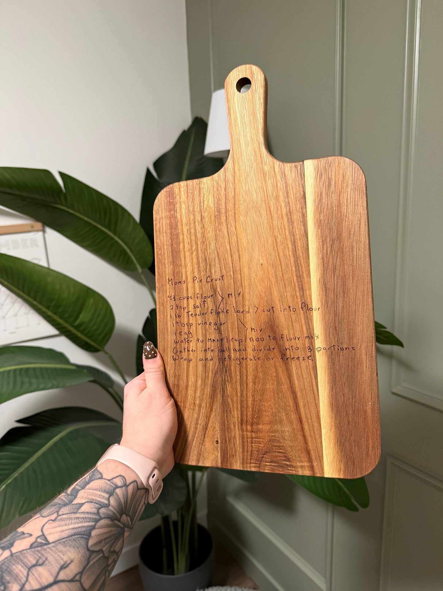 Rectangle Acacia Serving Board - Recipe